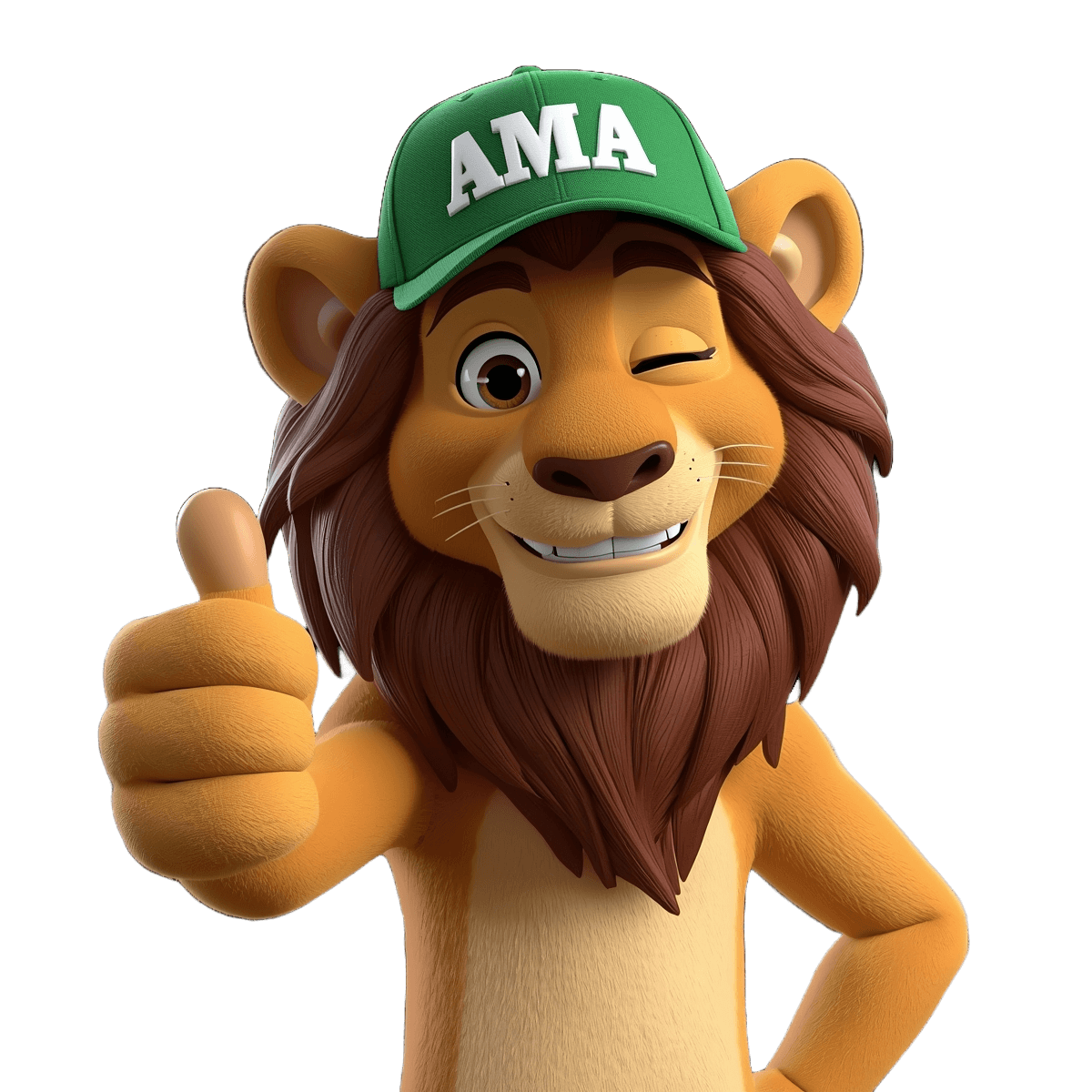 Friendly AMA Mascot