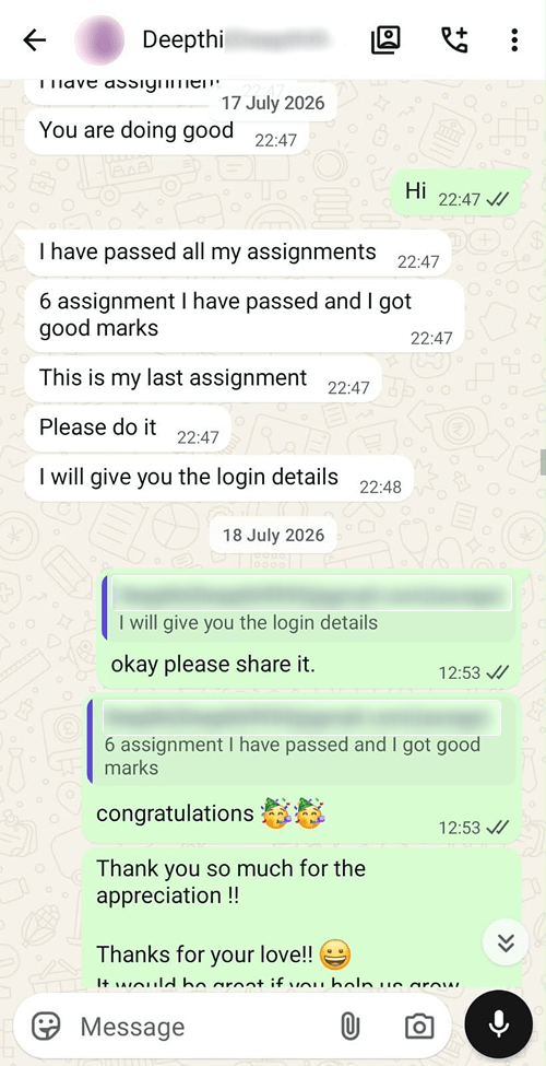 Student review 3